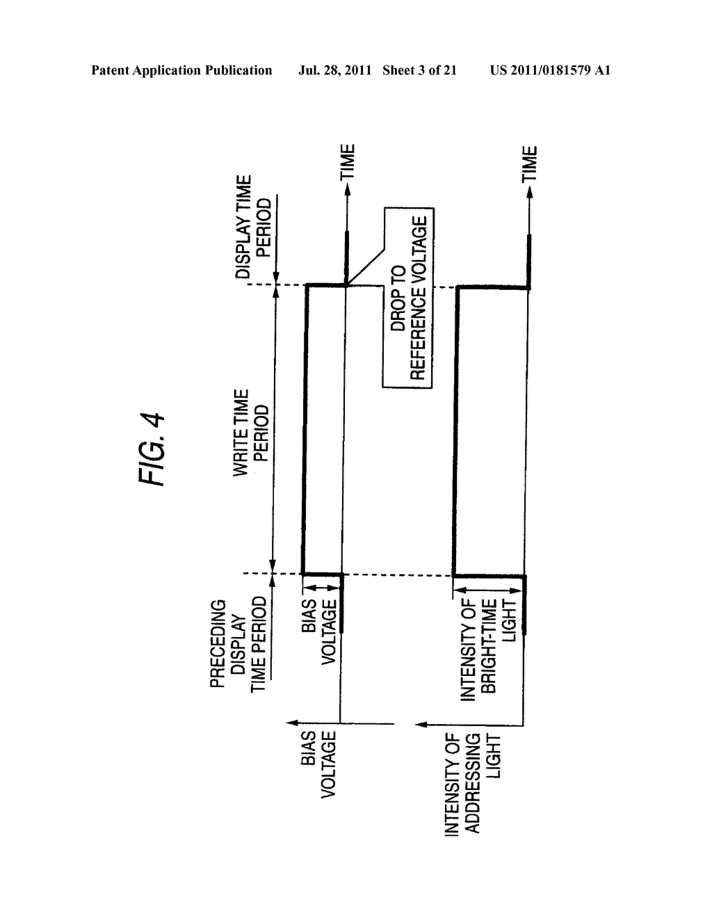 DRIVING APPARATUS FOR PHOTO-ADDRESSING TYPE DISPLAY ELEMENT, DRIVING     METHOD AND PHOTO-ADDRESSING TYPE DISPLAY APPARATUS - diagram, schematic, and image 04