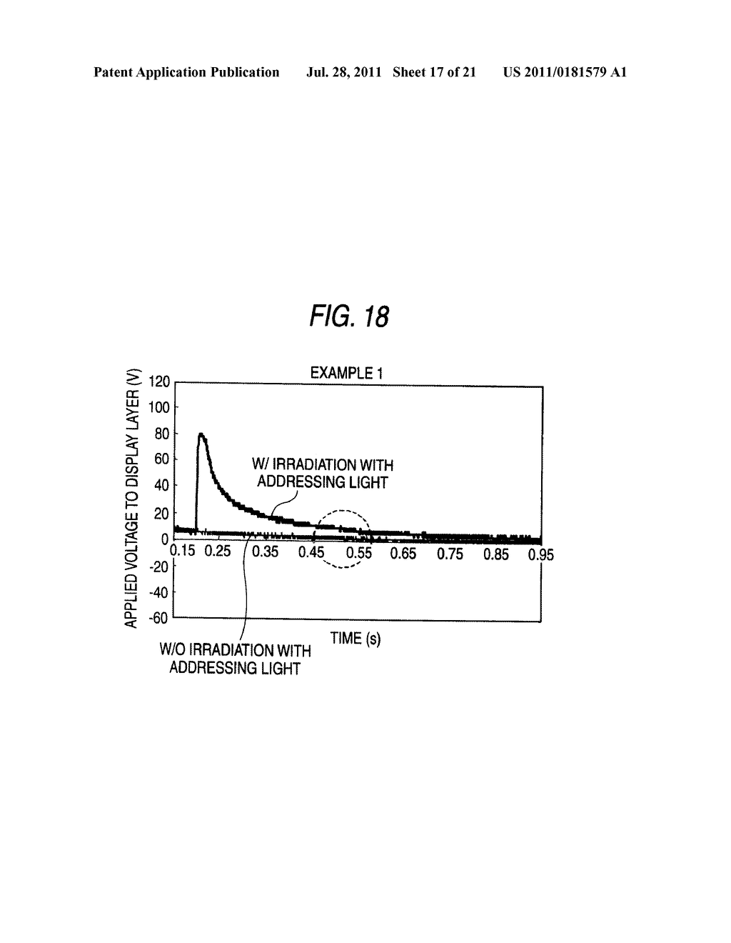 DRIVING APPARATUS FOR PHOTO-ADDRESSING TYPE DISPLAY ELEMENT, DRIVING     METHOD AND PHOTO-ADDRESSING TYPE DISPLAY APPARATUS - diagram, schematic, and image 18