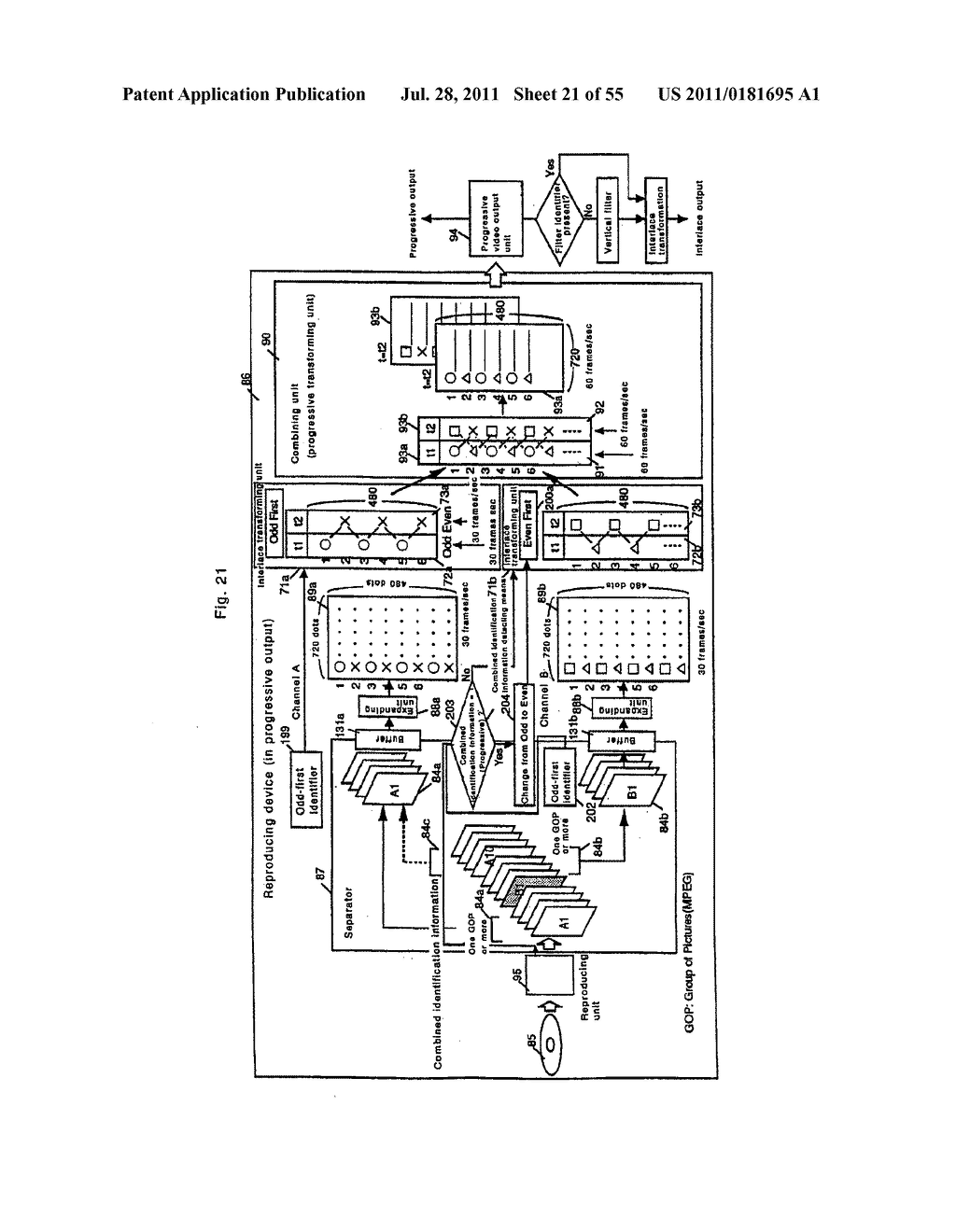 HIGH-RESOLUTION OPTICAL DISK FOR RECORDING STEREOSCOPIC VIDEO, OPTICAL     DISK REPRODUCING DEVICE, AND OPTICAL DISK RECORDING DEVICE - diagram, schematic, and image 22