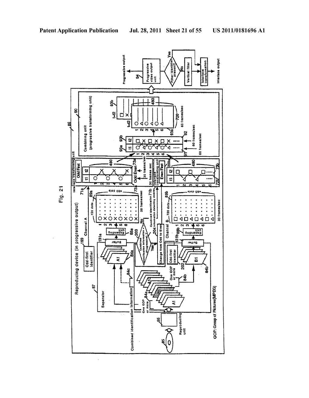 HIGH-RESOLUTION OPTICAL DISK FOR RECORDING STEREOSCOPIC VIDEO, OPTICAL     DISK REPRODUCING DEVICE, AND OPTICAL DISK RECORDING DEVICE - diagram, schematic, and image 22