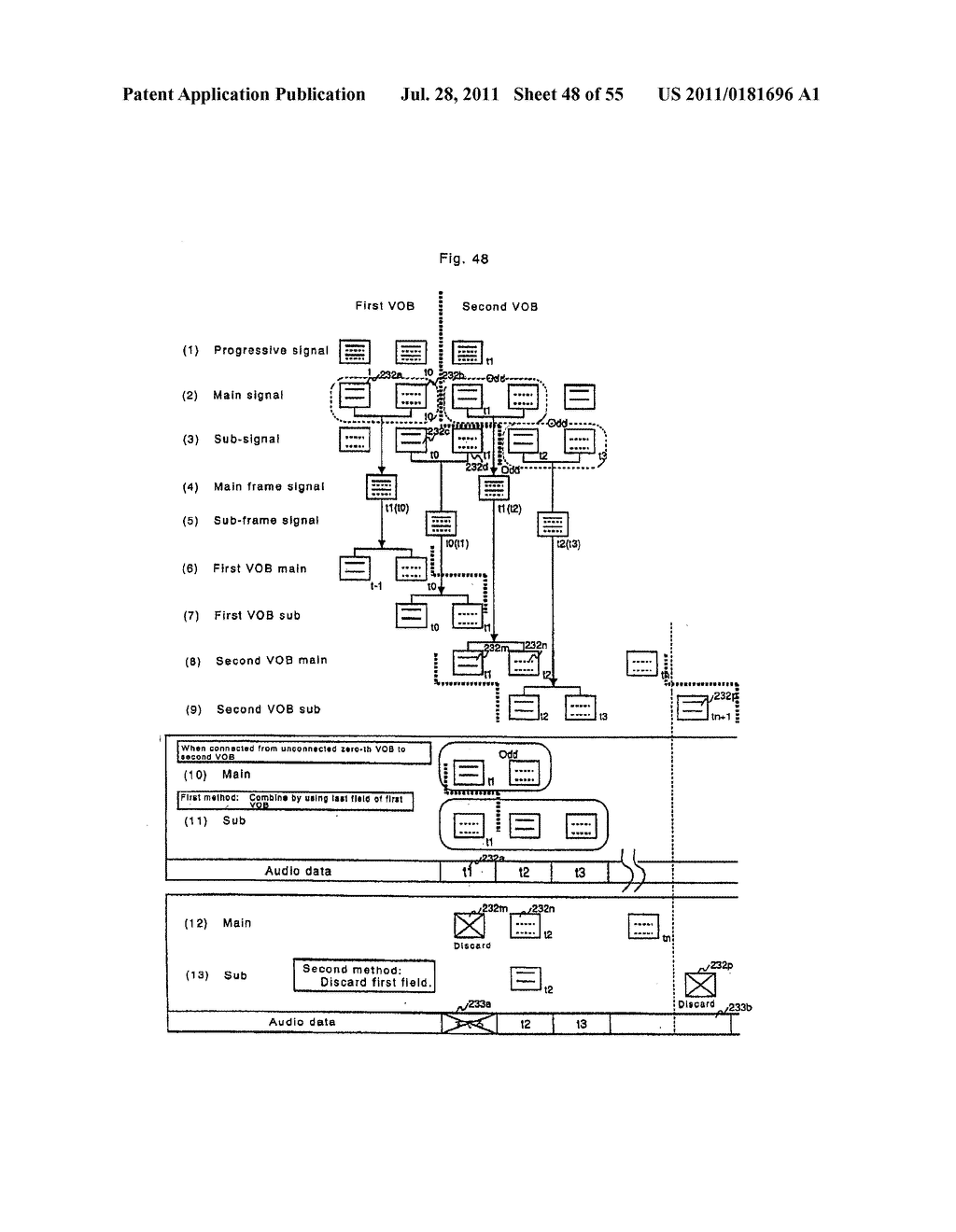 HIGH-RESOLUTION OPTICAL DISK FOR RECORDING STEREOSCOPIC VIDEO, OPTICAL     DISK REPRODUCING DEVICE, AND OPTICAL DISK RECORDING DEVICE - diagram, schematic, and image 49