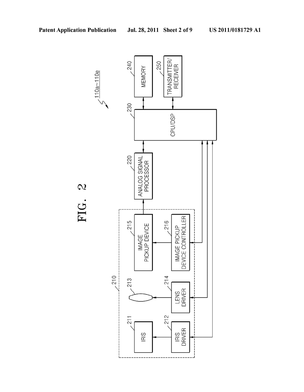 NETWORK CAMERA AND SYSTEM AND METHOD FOR OPERATING THE SAME - diagram, schematic, and image 03