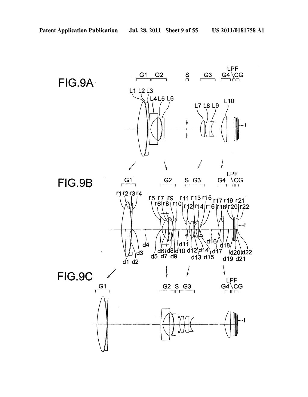 Image forming optical system and electronic image pickup apparatus using     the same - diagram, schematic, and image 10