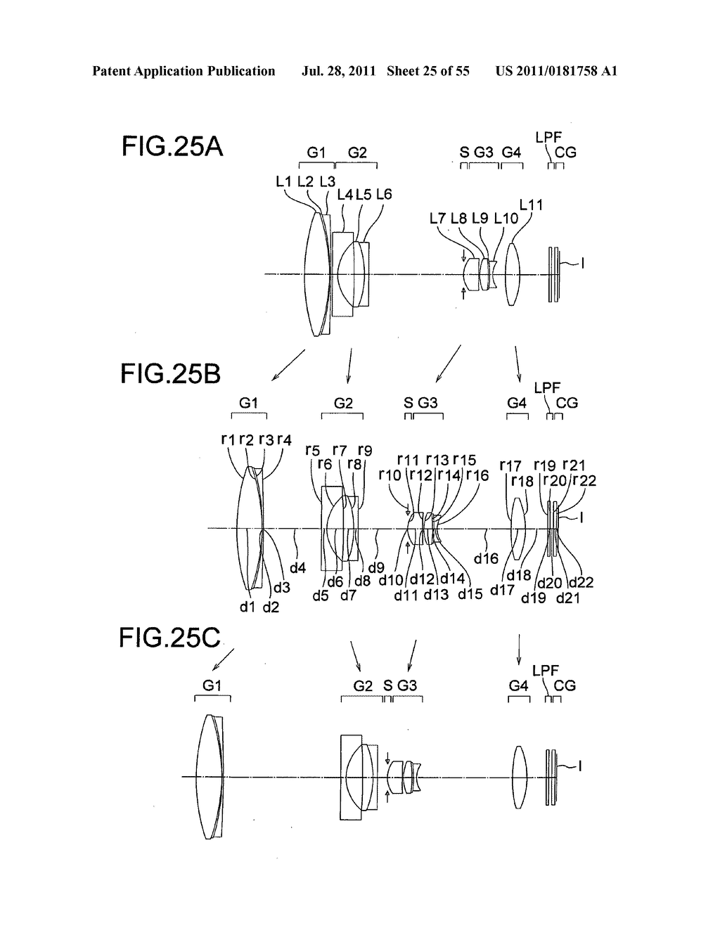 Image forming optical system and electronic image pickup apparatus using     the same - diagram, schematic, and image 26