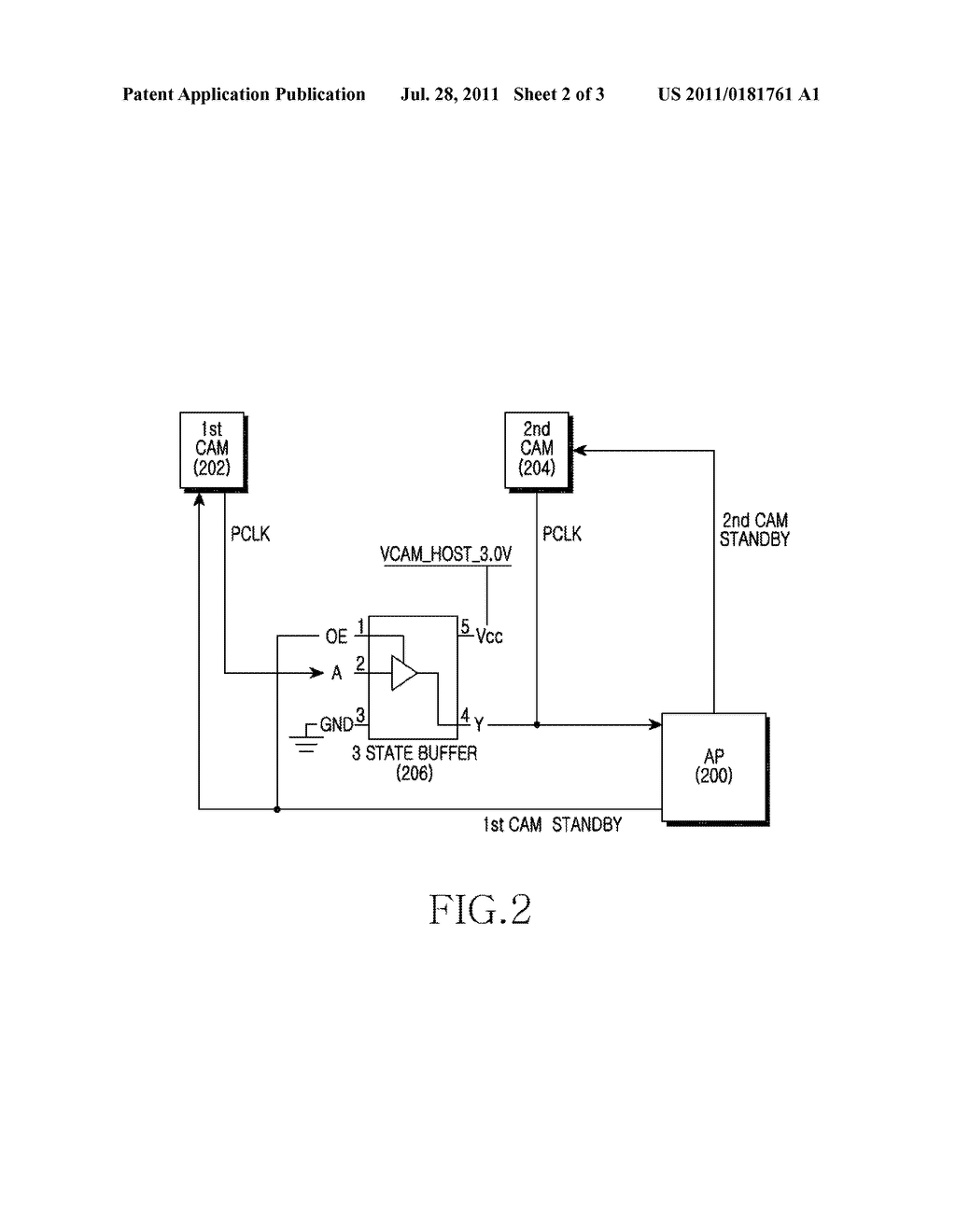 CIRCUIT DEVICE FOR PREVENTING RADIATION EMISSION IN PORTABLE TERMINAL WITH     TWO CAMERAS - diagram, schematic, and image 03