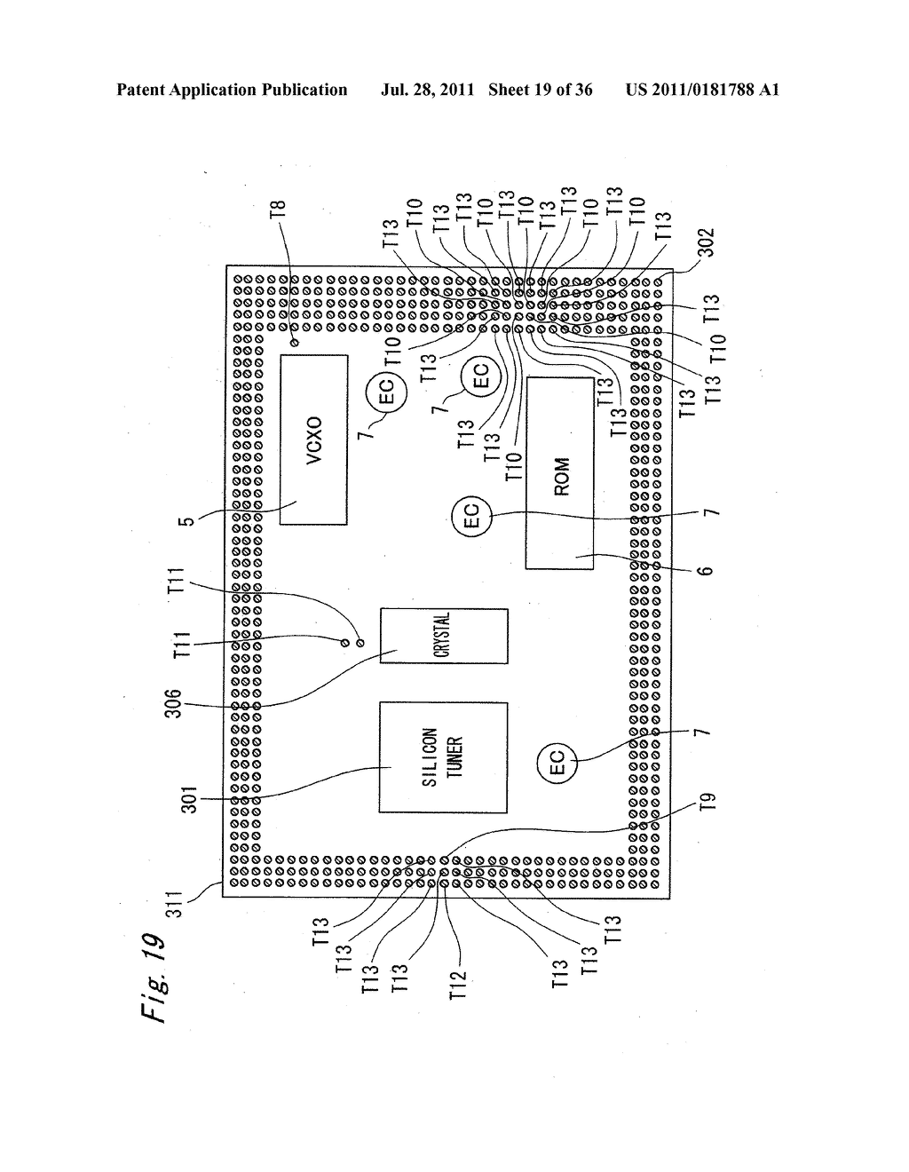 CIRCUIT MODULE FOR USE IN DIGITAL TELEVISION RECEIVER FOR RECEIVING     DIGITAL TELEVISION BROADCASTING WAVE SIGNAL - diagram, schematic, and image 20