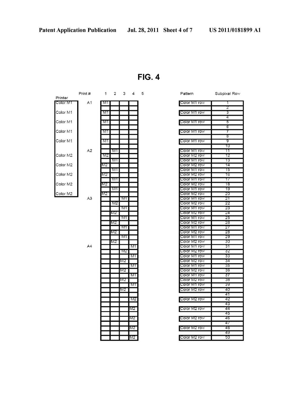 MULTICOLOR ELECTRONIC DEVICES AND PROCESSES OF FORMING THE SAME BY     PRINTING - diagram, schematic, and image 05