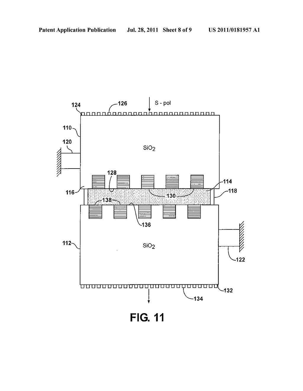 OPTICAL LIGHT SWITCH USING DOUBLE-SIDED DIFFRACTION STRUCTURE - diagram, schematic, and image 09