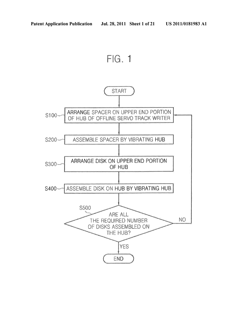 METHOD OF CENTERING A DISK OF HARD DISK DRIVE - diagram, schematic, and image 02