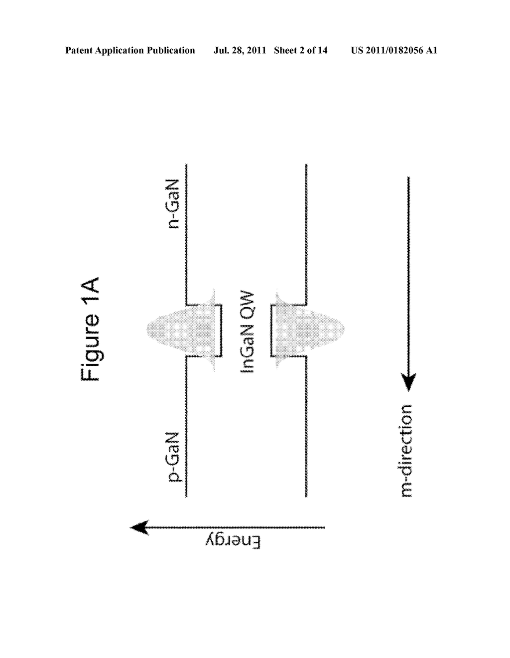 Quantum Dot Wavelength Conversion for Optical Devices Using Nonpolar or     Semipolar Gallium Containing Materials - diagram, schematic, and image 03