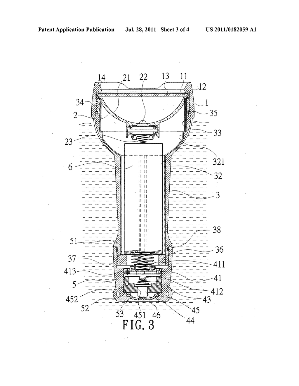 Floatable diving torch - diagram, schematic, and image 04