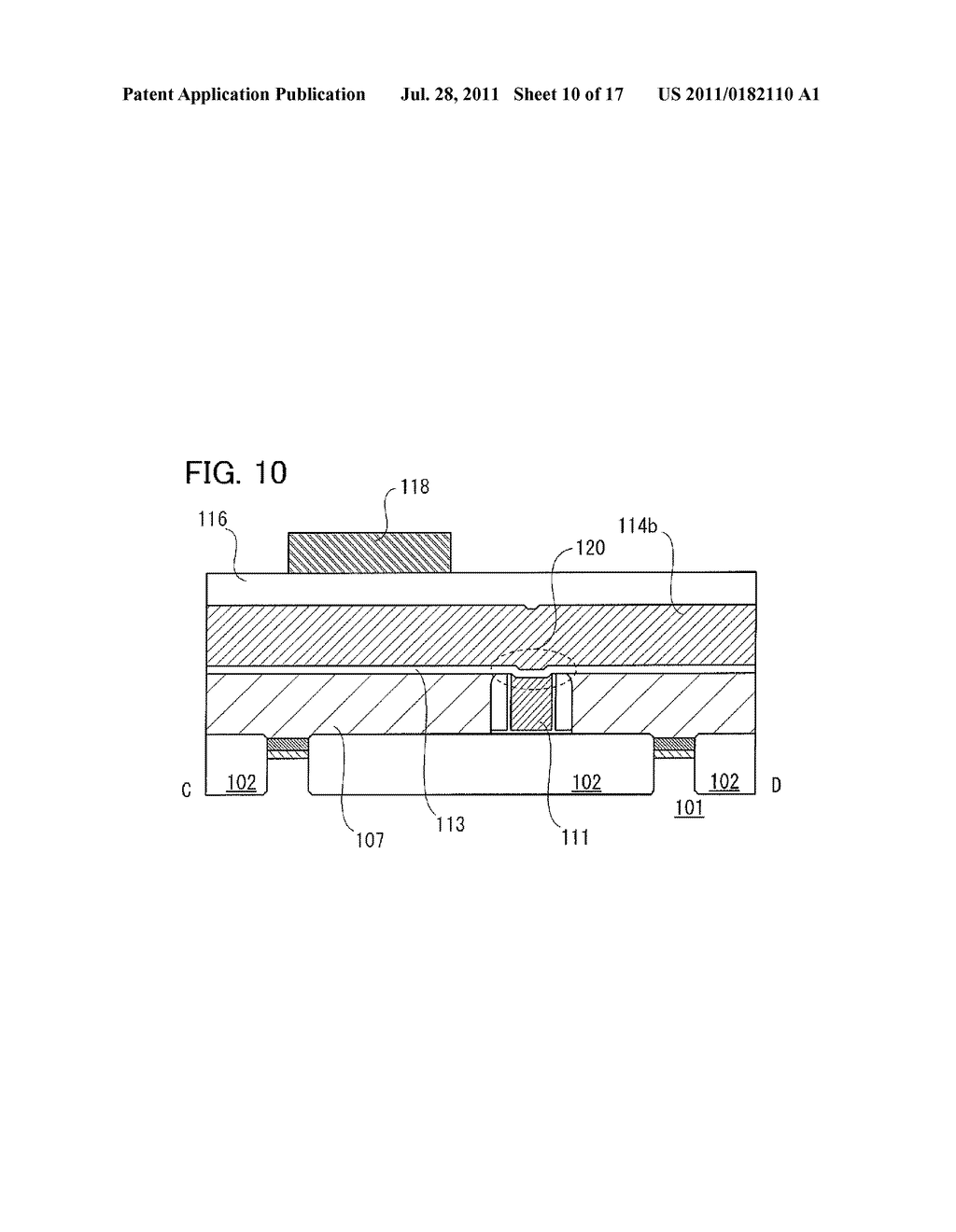 SEMICONDUCTOR MEMORY DEVICE AND DRIVING METHOD THEREOF - diagram, schematic, and image 11