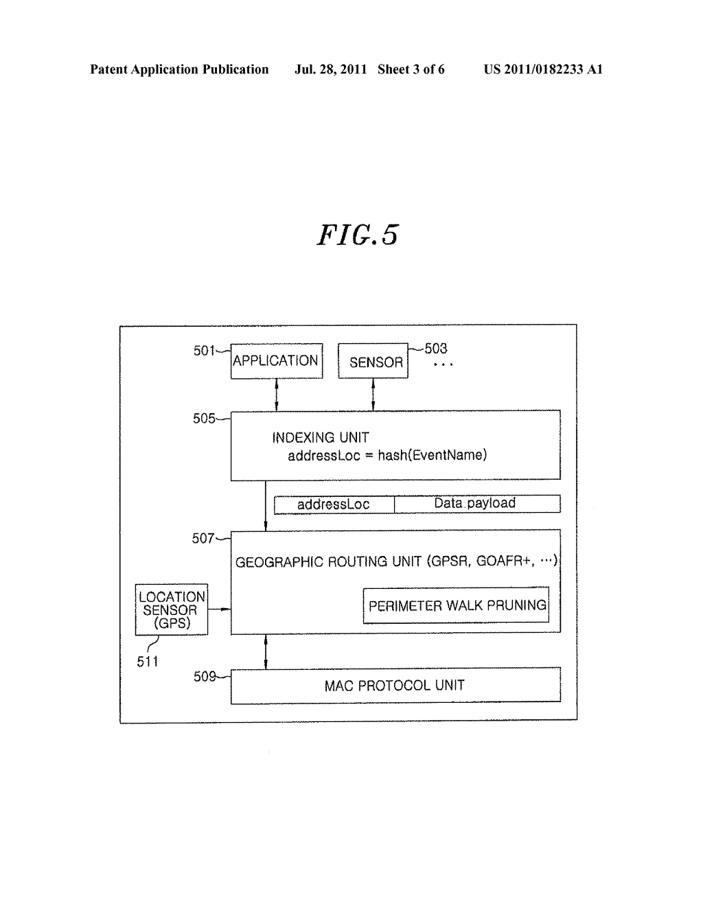 METHOD FOR PRUNING PERIMETER WALKS IN DATA-CENTRIC STORAGE SENSOR NETWORKS - diagram, schematic, and image 04