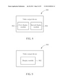 VIDEO PROCESSING APPARATUS FOR GENERATING VIDEO OUTPUT SATISFYING DISPLAY     CAPABILITY OF DISPLAY DEVICE ACCORDING TO VIDEO INPUT AND RELATED METHOD     THEREOF diagram and image