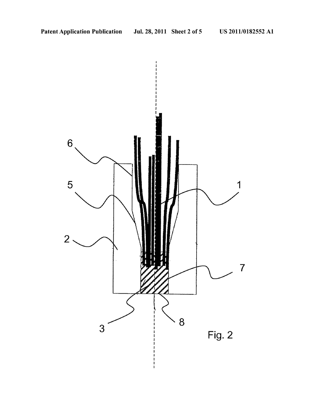 METHOD FOR TERMINATING LIGHT-GUIDE FIBER BUNDLES - diagram, schematic, and image 03