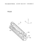 PROCESS UNIT POSITIONING DEVICE AND IMAGE FORMING APPARATUS INCLUDING THE     SAME diagram and image