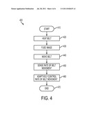 APPARATUS AND METHOD FOR CONTROLLING THE RATE OF MOVEMENT OF A FUSING BELT     IN A PRINTING APPARATUS diagram and image