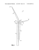 WIND TURBINE BLADE WITH DAMPING ELEMENT FOR EDGEWISE VIBRATIONS diagram and image