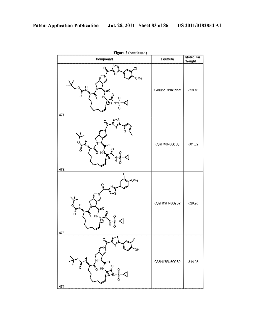 HCV PROTEASE INHIBITORS - diagram, schematic, and image 84