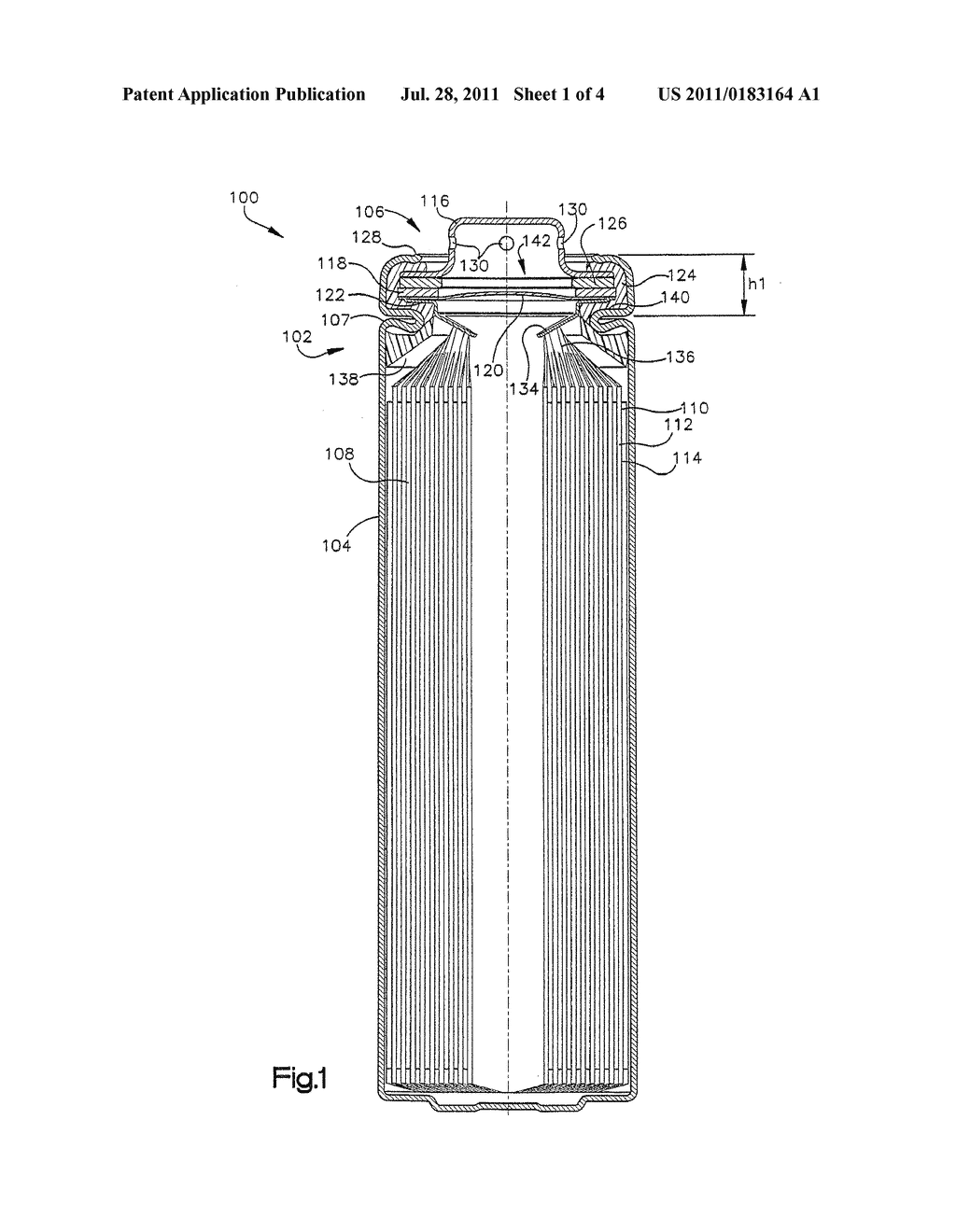 Housing for a Sealed Electrochemical Cell - diagram, schematic, and image 02