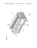 POWER SUPPLY DEVICE WITH BATTERY CELL COOLING MECHANISM AND VEHICLE     INCLUDING THE SAME diagram and image