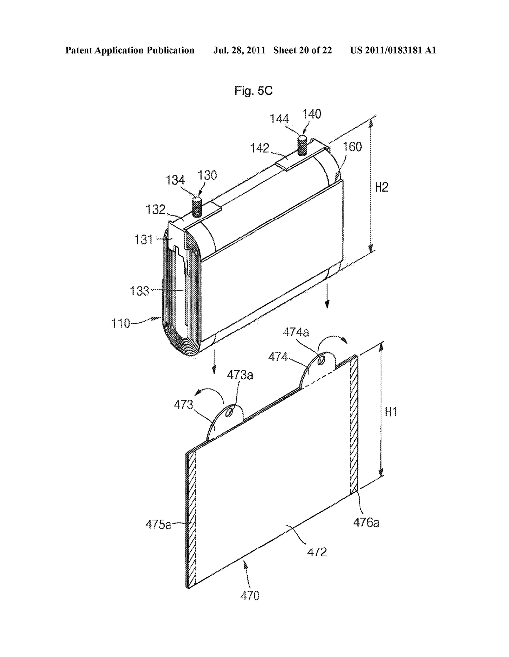 SECONDARY BATTERY HAVING INSULATION BAG - diagram, schematic, and image 21