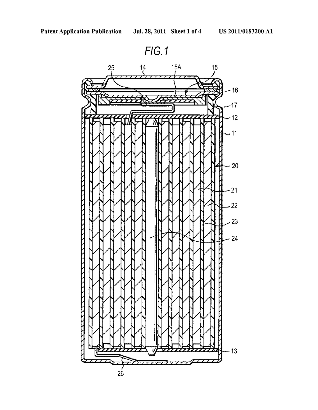 NONAQUEOUS ELECTROLYTE BATTERY - diagram, schematic, and image 02