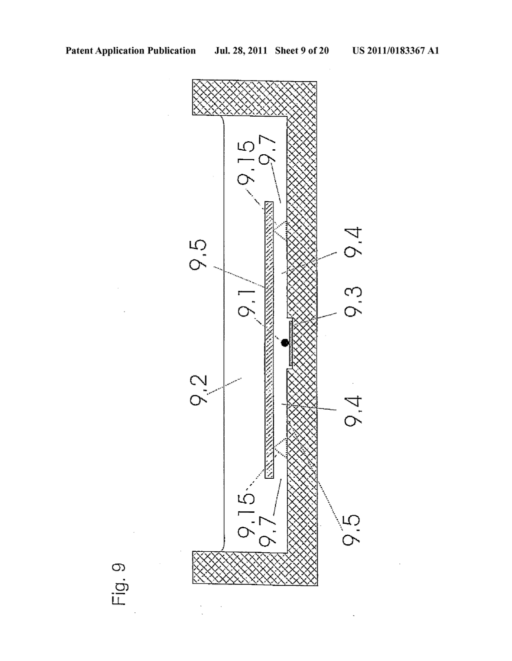 DEVICE AND METHOD FOR NON-INVASIVE MEASUREMENT OF THE INDIVIDUAL METABOLIC     RATE OF A SUBSTANTIALLY SPHERICAL METABOLIZING PARTICLE - diagram, schematic, and image 10