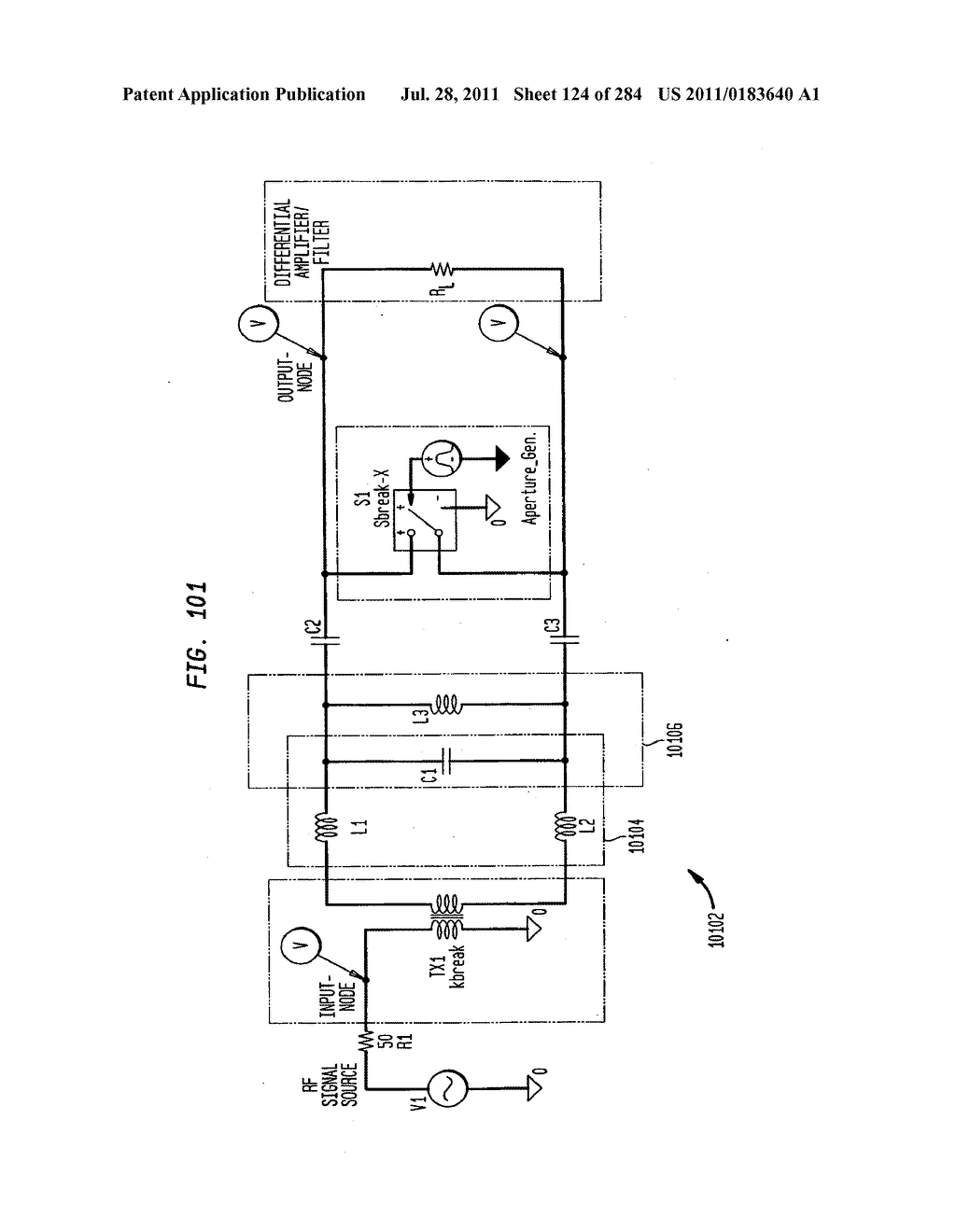 Method and System for Down-Converting an Electromagnetic Signal, and     Transforms for Same, and Aperture Relationships - diagram, schematic, and image 125