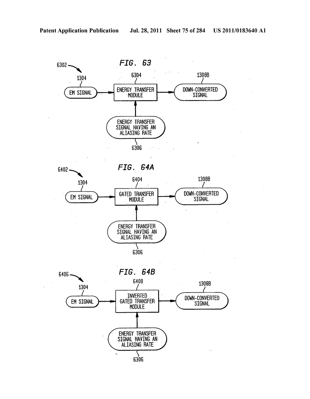 Method and System for Down-Converting an Electromagnetic Signal, and     Transforms for Same, and Aperture Relationships - diagram, schematic, and image 76