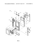 DISABLING OPERATION OF FEATURES ON A HANDHELD MOBILE COMMUNICATION DEVICE     BASED UPON LOCATION diagram and image