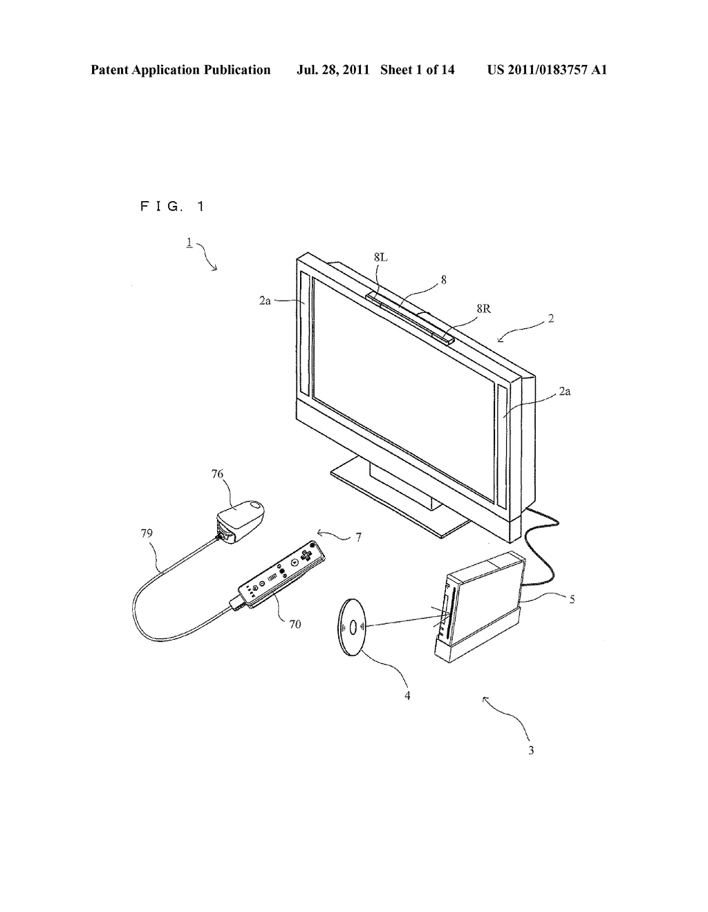 STORAGE MEDIUM HAVING GAME PROGRAM STORED THEREIN, GAME APPARATUS, CONTROL     METHOD, AND GAME SYSTEM - diagram, schematic, and image 02