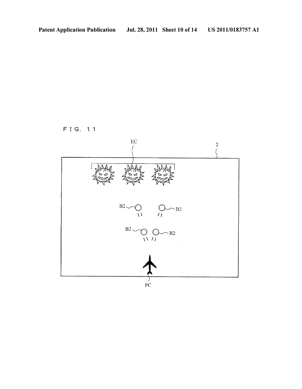 STORAGE MEDIUM HAVING GAME PROGRAM STORED THEREIN, GAME APPARATUS, CONTROL     METHOD, AND GAME SYSTEM - diagram, schematic, and image 11