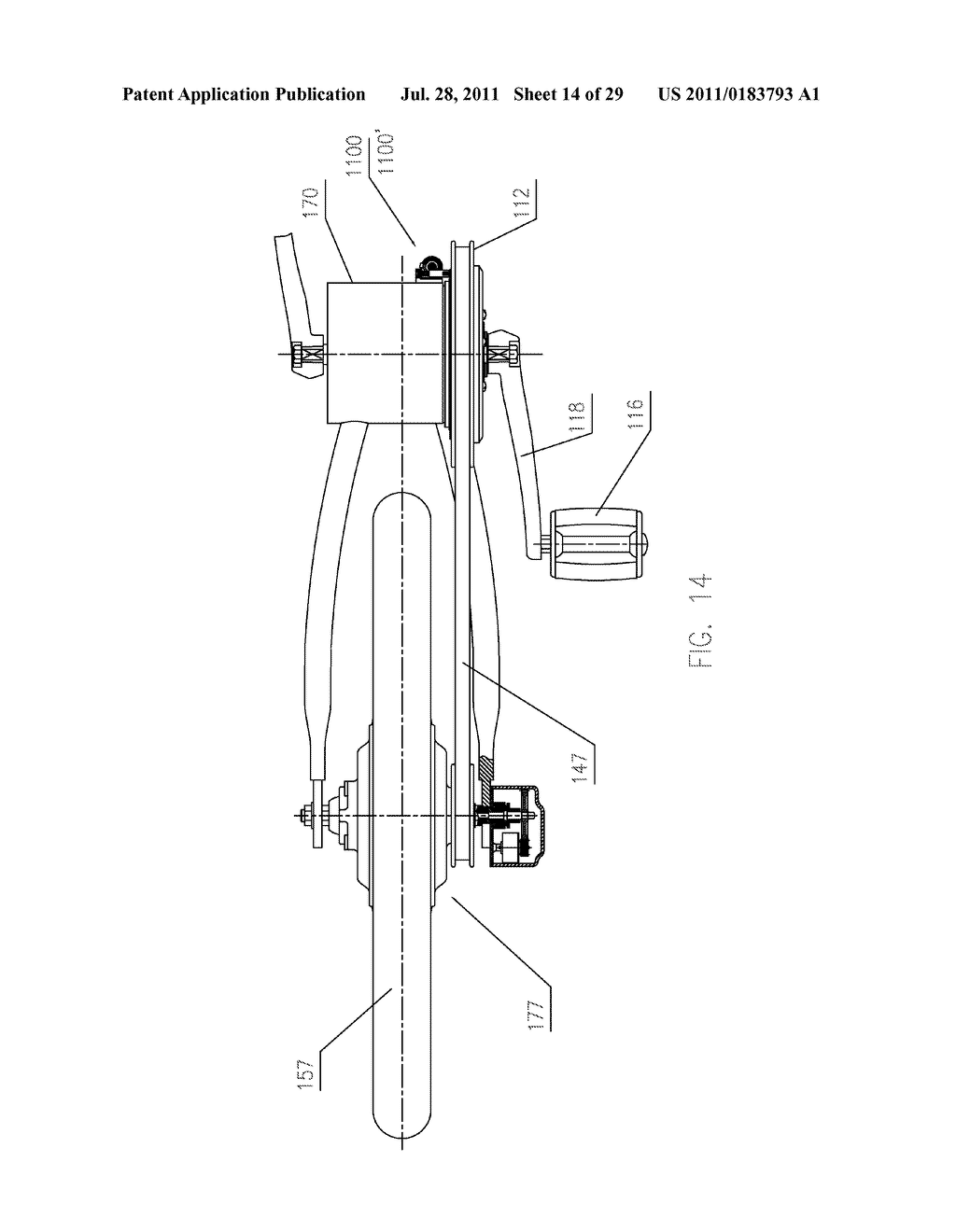 Pedal Driven Apparatus Having a Motor - diagram, schematic, and image 15