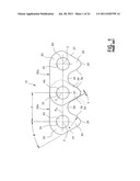 INVERTED TOOTH CHAIN AND SPROCKET DRIVE SYSTEM WITH REDUCED MESHING IMPACT diagram and image