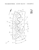 INVERTED TOOTH CHAIN AND SPROCKET DRIVE SYSTEM WITH REDUCED MESHING IMPACT diagram and image