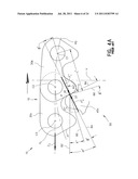 INVERTED TOOTH CHAIN AND SPROCKET DRIVE SYSTEM WITH REDUCED MESHING IMPACT diagram and image