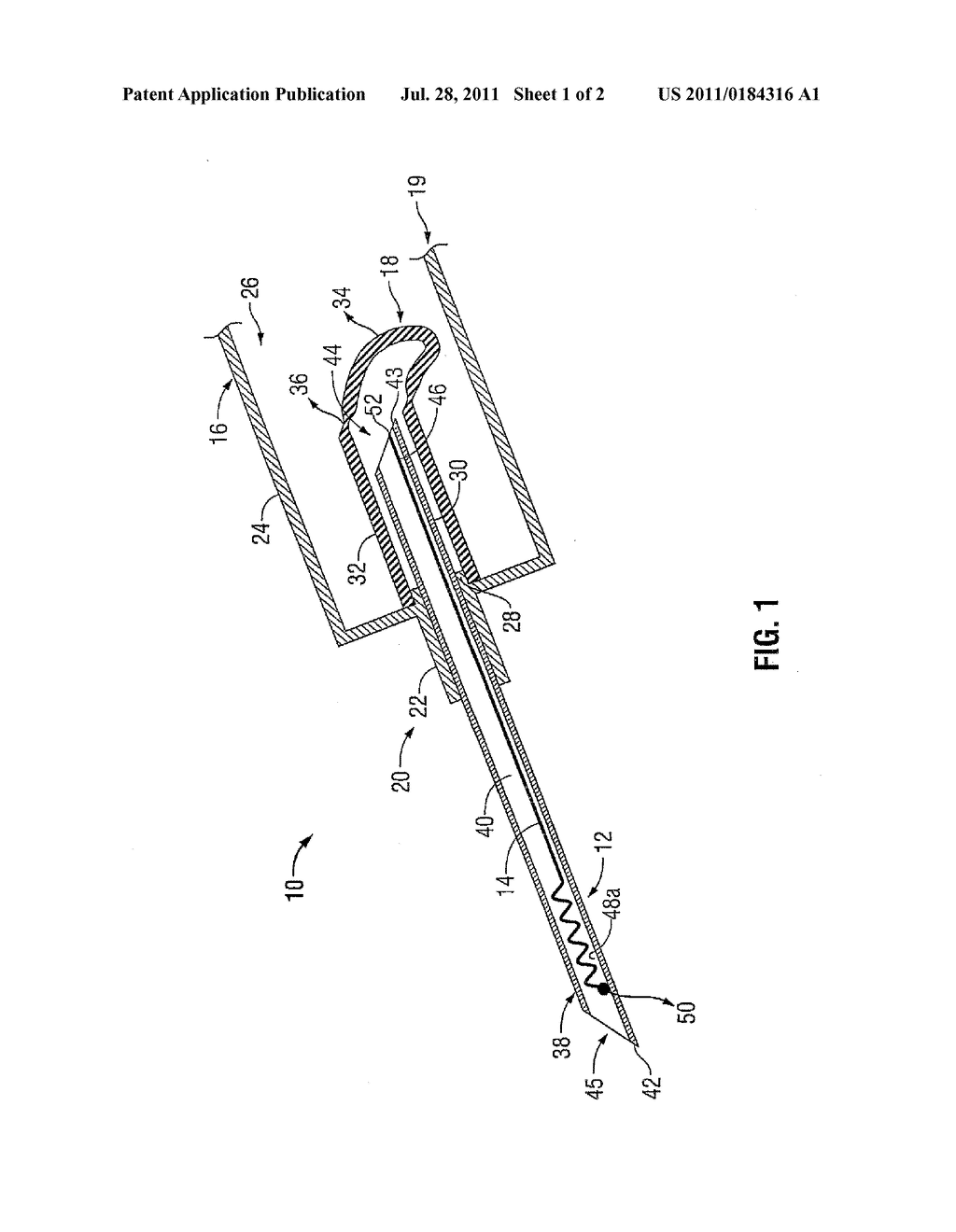 PHLEBOTOMY DEVICE HAVING FLEXIBLE VALVE FOR DETECTING FLASHBACK - diagram, schematic, and image 02