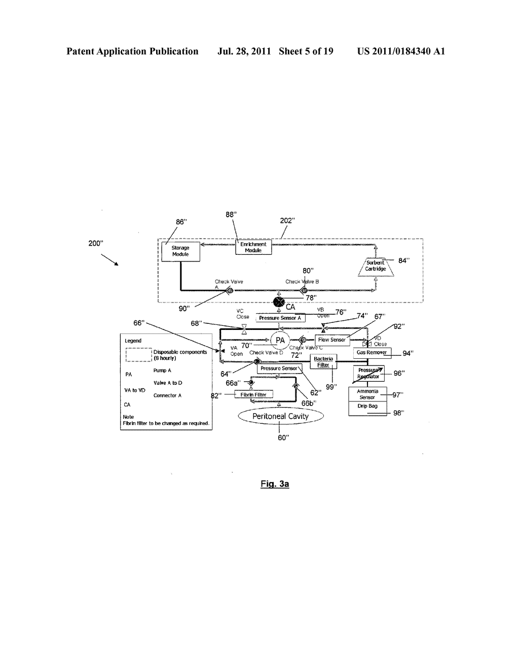 FLOW SYSTEM OF A DIALYSIS DEVICE AND A PORTABLE DIALYSIS DEVICE - diagram, schematic, and image 06