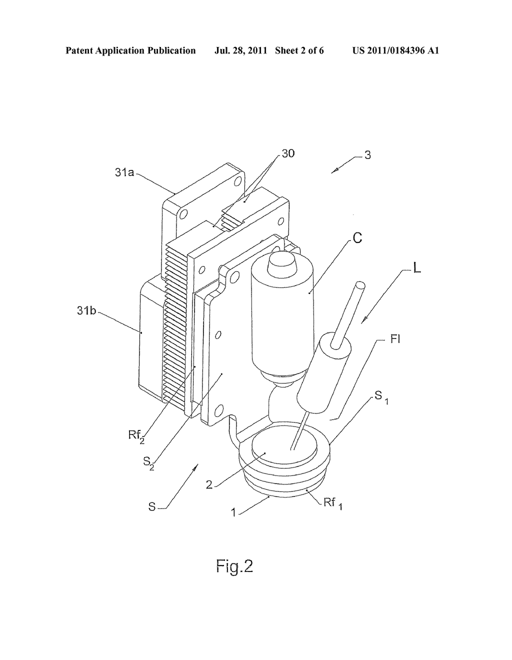 COOLED HANDPIECE FOR TREATING THE SKIN WITH VISIBLE RADIATION - diagram, schematic, and image 03