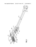 Stapling apparatus for performing anastomosis on hollow organs diagram and image