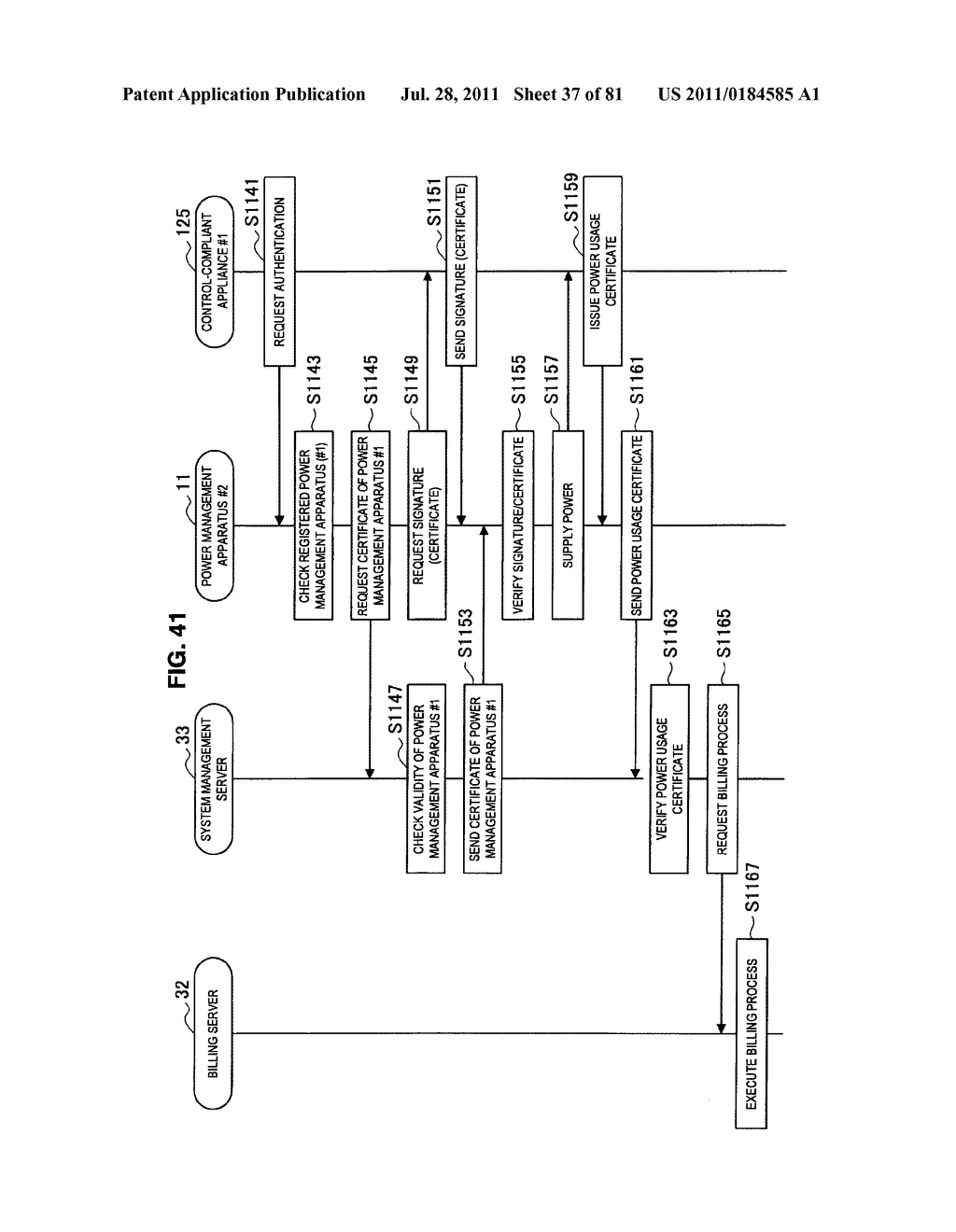 POWER MANAGEMENT APPARATUS, ELECTRONIC APPLIANCE, AND METHOD OF     REGISTERING ELECTRONIC APPLIANCES - diagram, schematic, and image 38