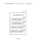 PIPELINE LEAK DETECTION SYSTEM AND METHOD diagram and image