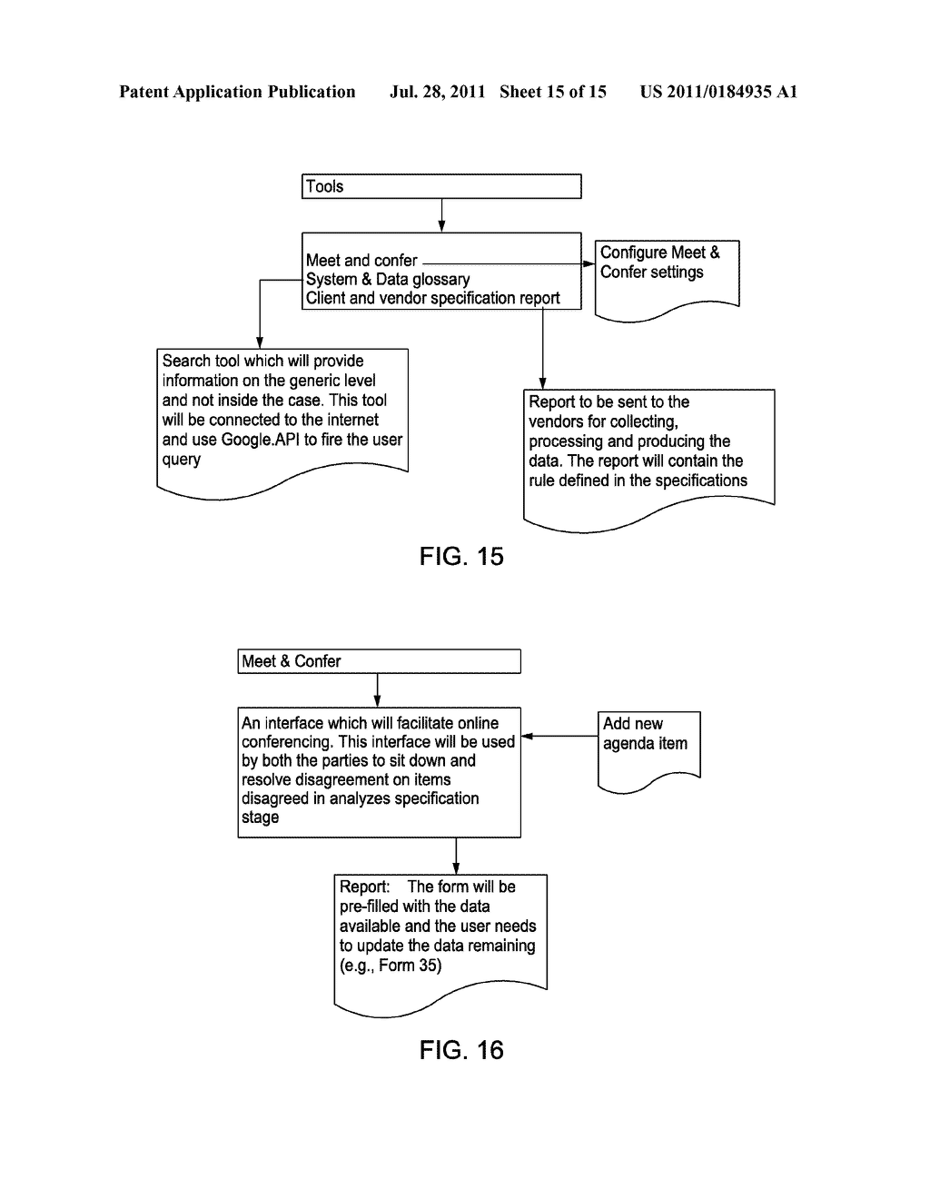 COMPUTERIZED SYSTEM AND METHOD FOR ASSISTING IN RESOLUTION OF LITIGATION     DISCOVERY IN CONJUNCTION WITH THE FEDERAL RULES OF PRACTICE AND PROCEDURE     AND OTHER JURISDICTIONS - diagram, schematic, and image 16