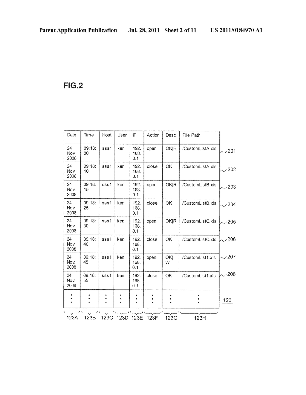 FILE DETECTION DEVICE AND METHOD - diagram, schematic, and image 03