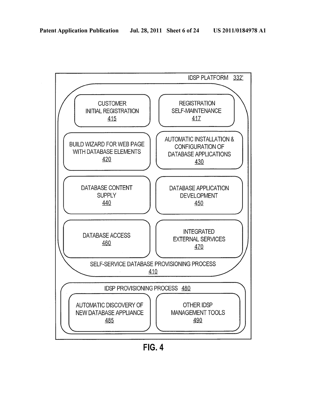 TECHNIQUES FOR AUTOMATICALLY PROVISIONING A DATABASE OVER A WIDE AREA     NETWORK - diagram, schematic, and image 07