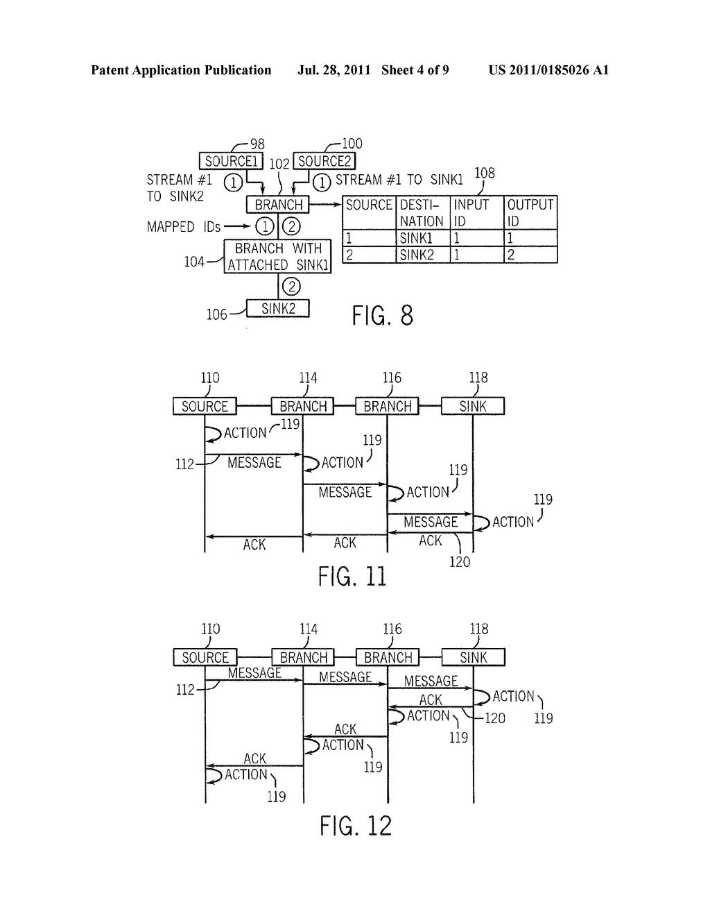 Message Passing Framework for Audio/Video Streaming in a Topology of     Devices - diagram, schematic, and image 05