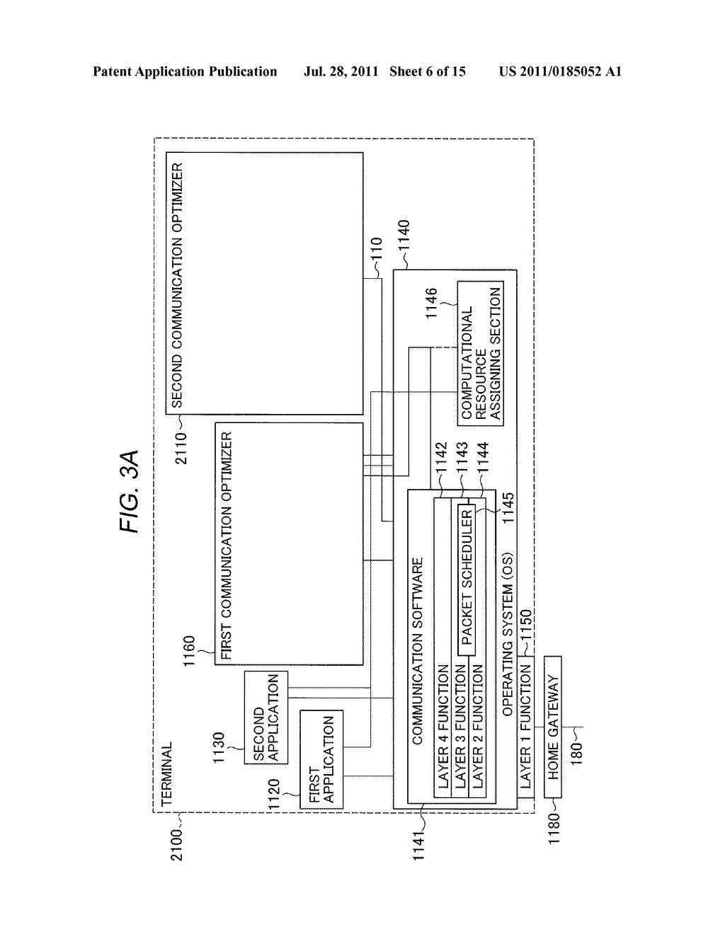 COMMUNICATION CONTROL APPARATUS FOR CONTROLLING QoS ACCORDING TO     APPLICATIONS AND NETWORK STATE - diagram, schematic, and image 07