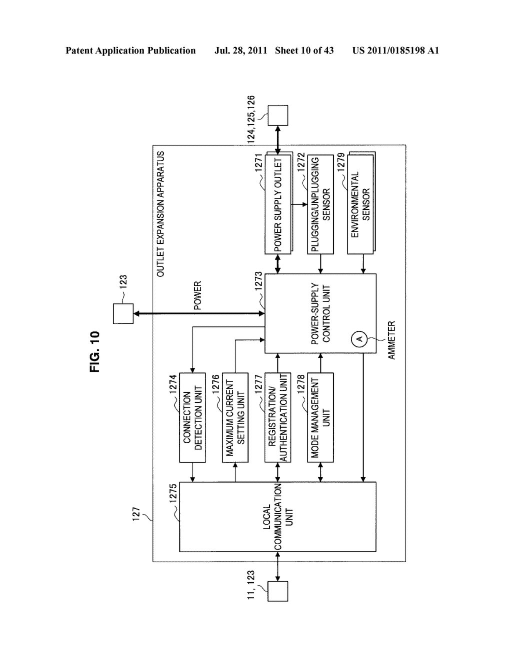 ELECTRONIC APPLIANCE, POWER MANAGEMENT APPARATUS, AND METHOD OF     IDENTIFYING APPLIANCE - diagram, schematic, and image 11