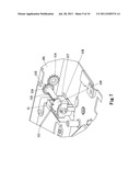 DISC LOADING AND EJECTING STRUCTURE FOR SLOT-IN OPTICAL DISC DRIVES diagram and image